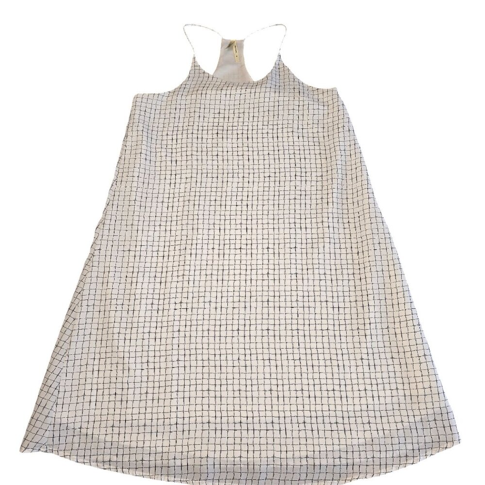 Truth White Dress‎ with Black Grid Pattern Size: S Excellent Used Condition